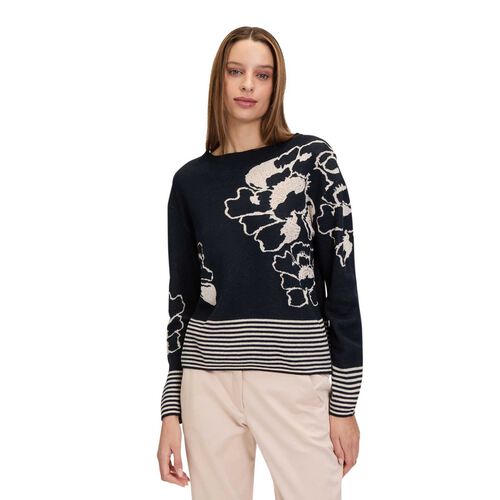 Betty Barclay Patch Dark Blue Jersey